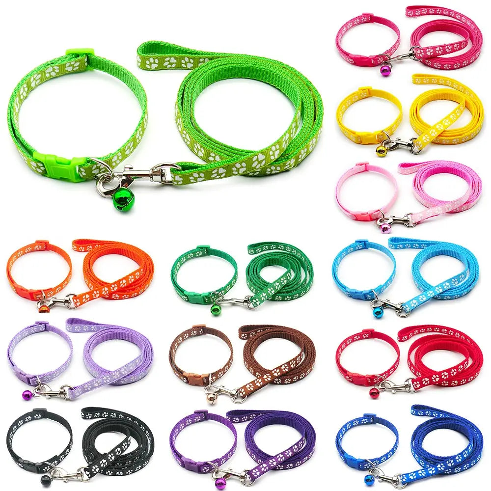 Adjustable Dog Collar, Harness & Leash Set