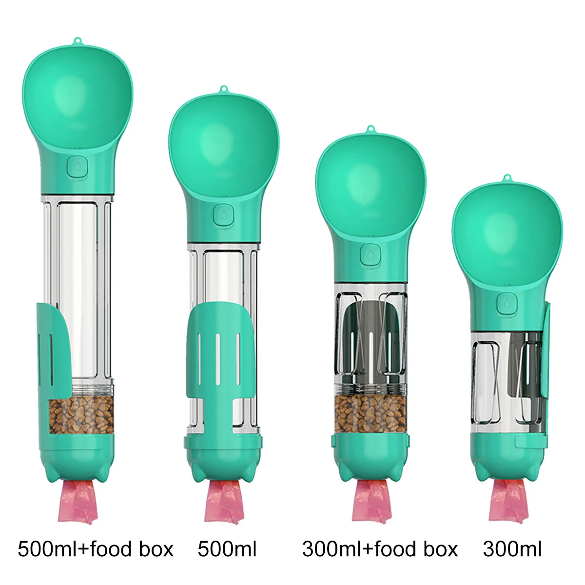 3-in-1 Pet Water Bottle & Feeder