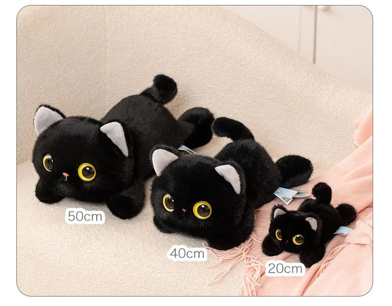 Big Eyes Plush Cat Pillow Toy
