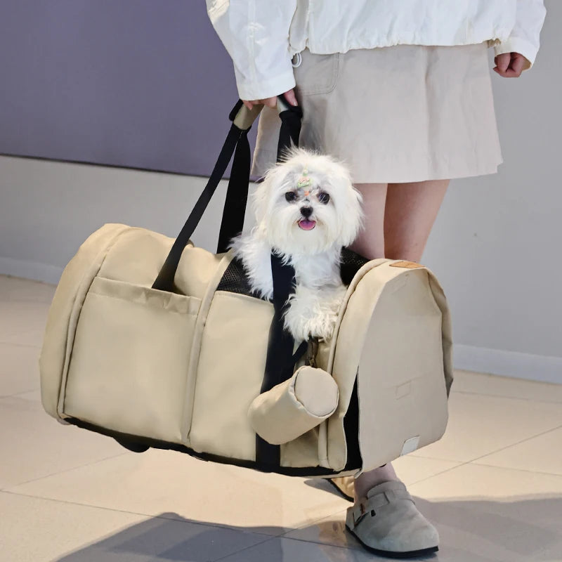 2-in-1 Pet Carrier Backpack & Tote Bag