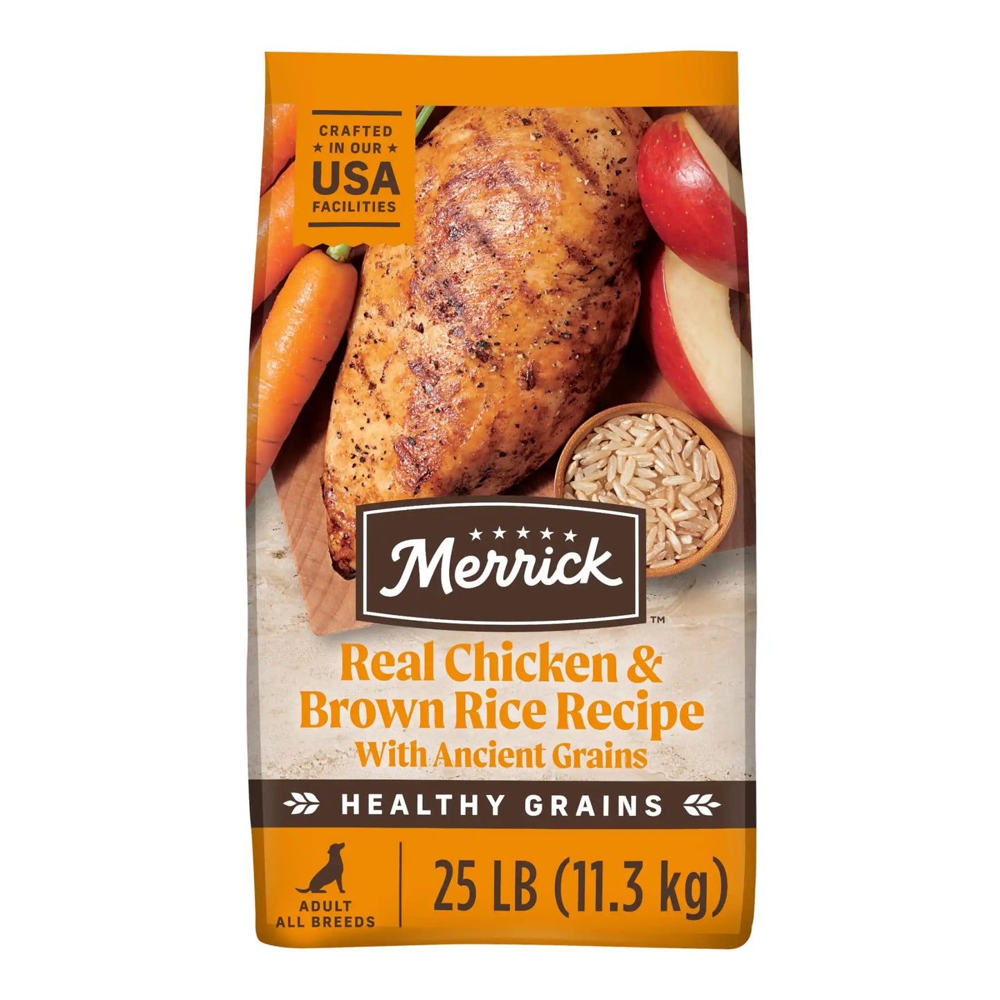 Chicken & Brown Rice Dog Food 25 lb Bag