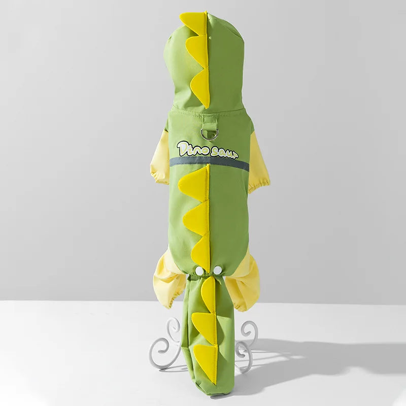 Dinosaur Dog Raincoat