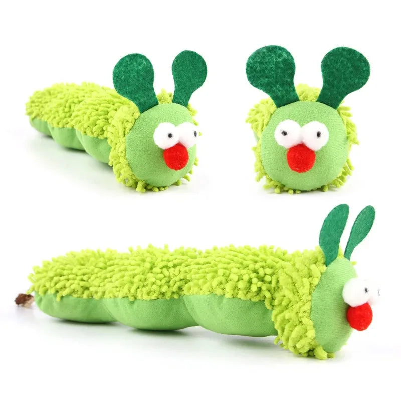 Catnip & Silvervine Caterpillar Cat Toy