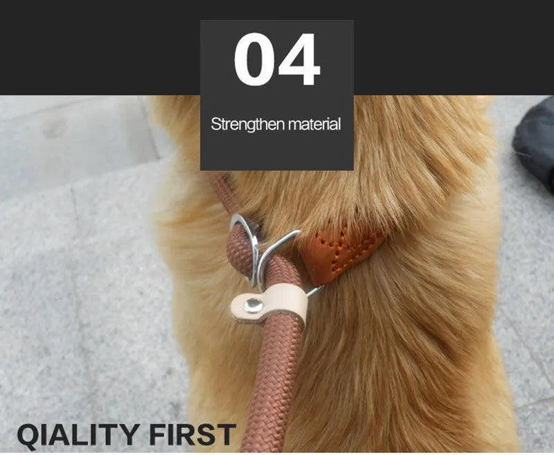 Heavy Duty Braided Slip Rope Dog Leash