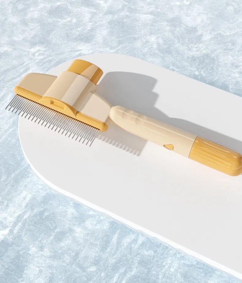 Self-Cleaning Pet Grooming Brush