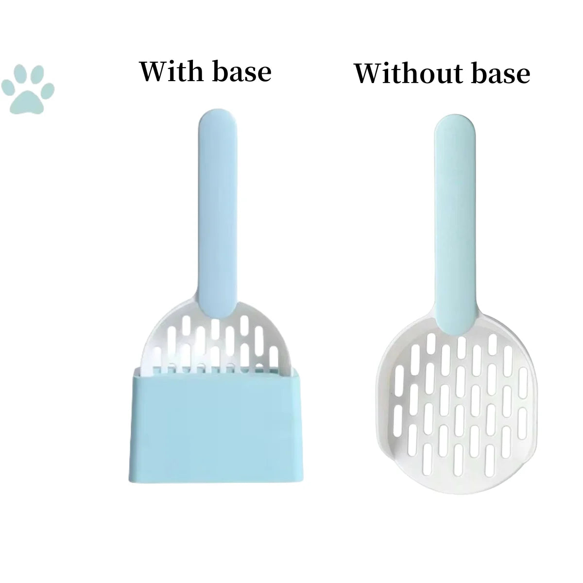 Self-Cleaning Cat Litter Scoop with Holder