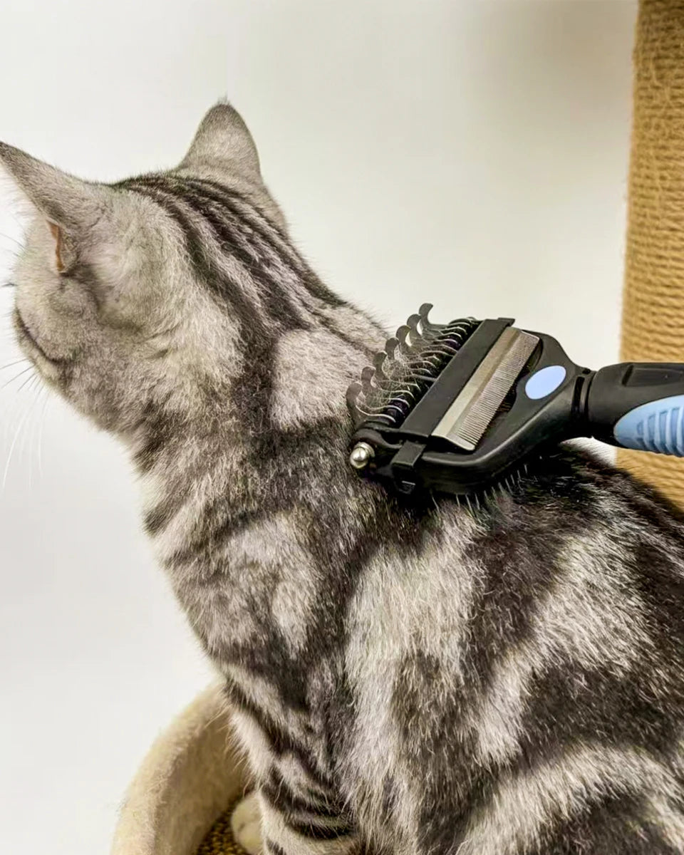 3-in-1 Pet Grooming Hair Brush