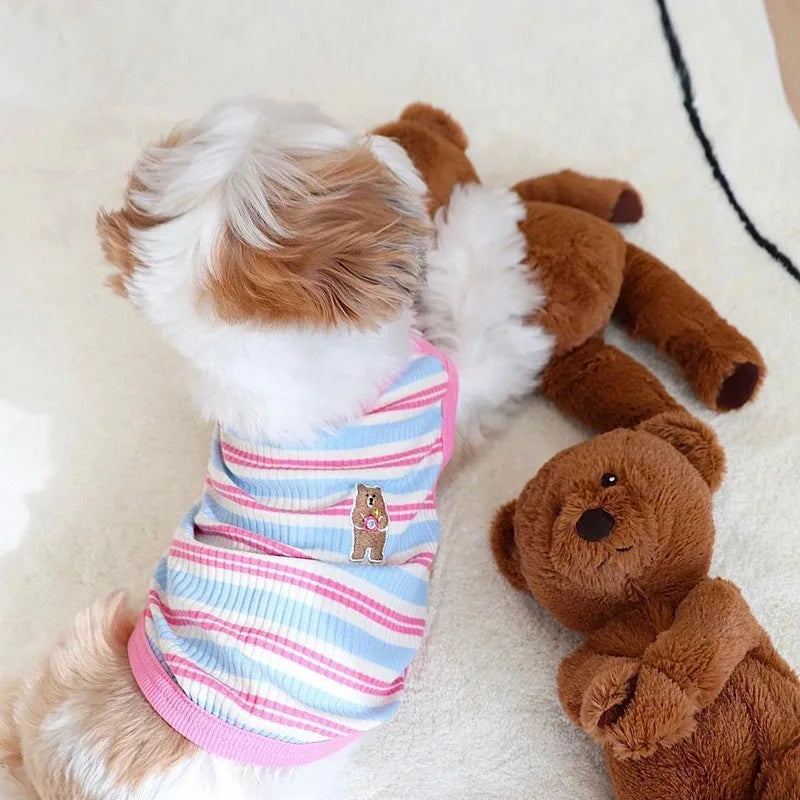 Striped Dog Vest