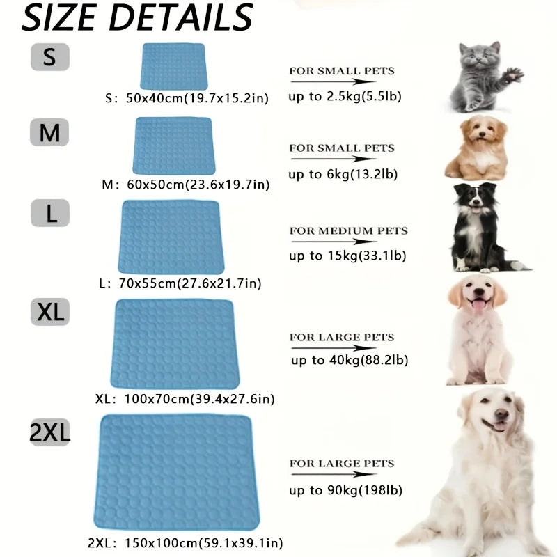 Cooling Pet Mat for Dogs & Cats