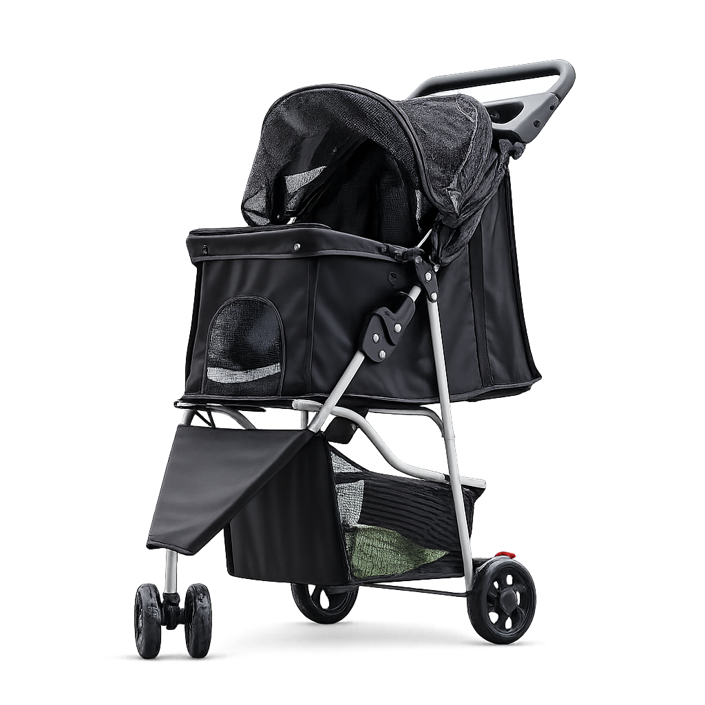 3-Wheel Foldable Pet Stroller