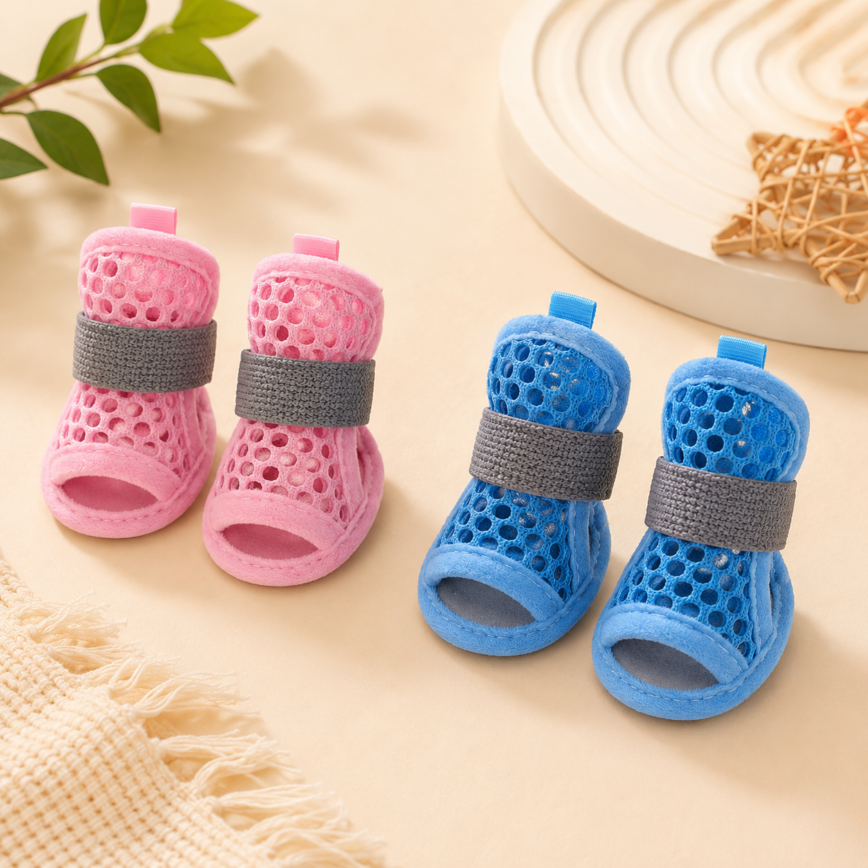 Mesh Dog Shoes