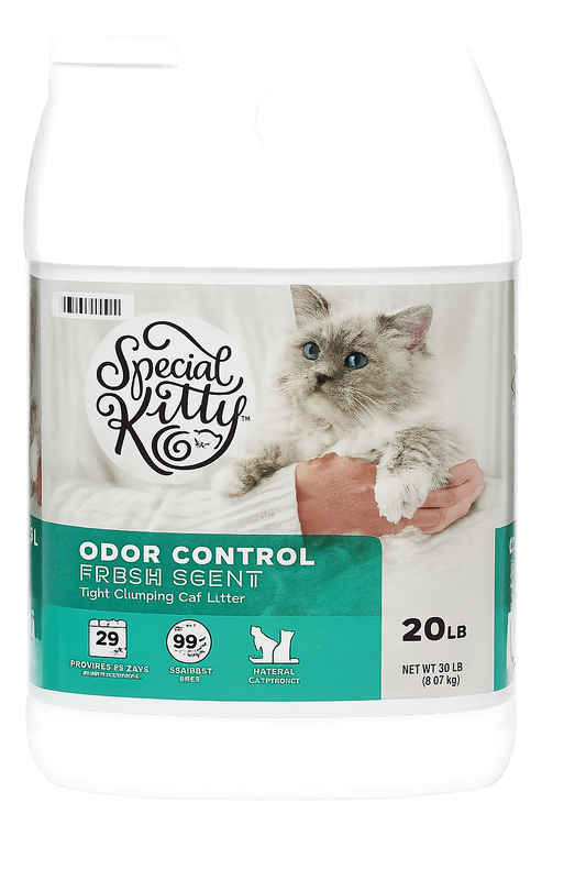 4-Pack Clumping Clay Cat Litter (Fresh Scent)