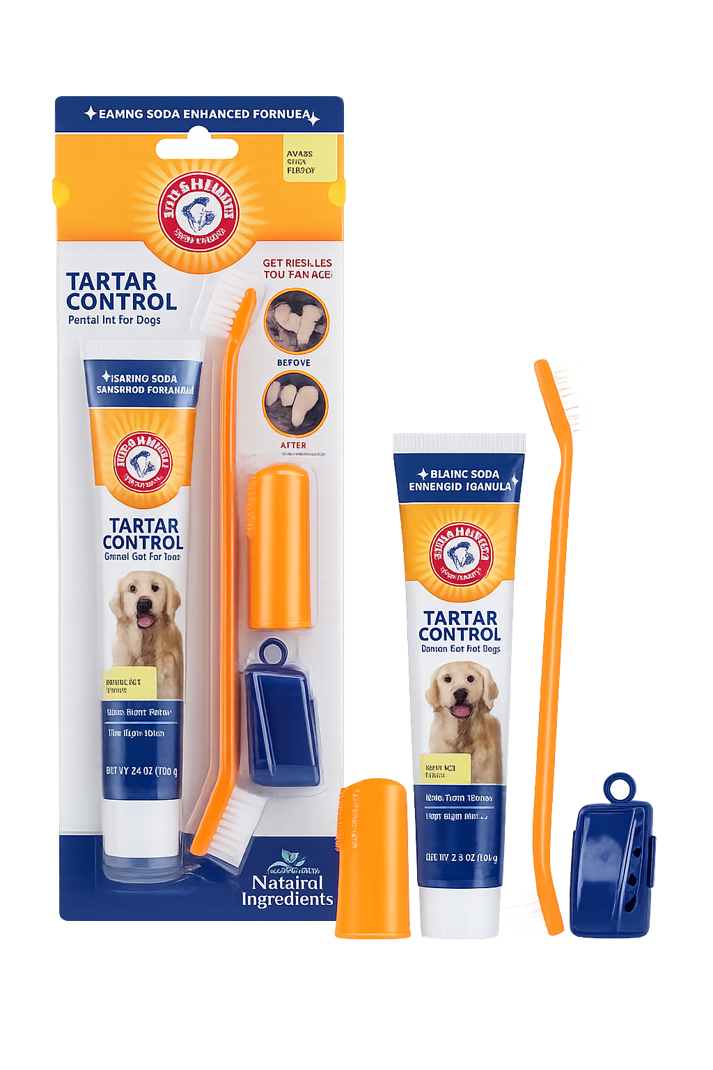 Pet Toothbrush & Toothpaste Care Kit