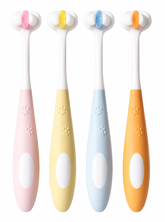 3-Sided Soft Pet Toothbrush