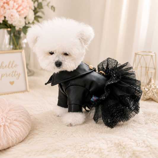 Punk Sequin Pet Dress