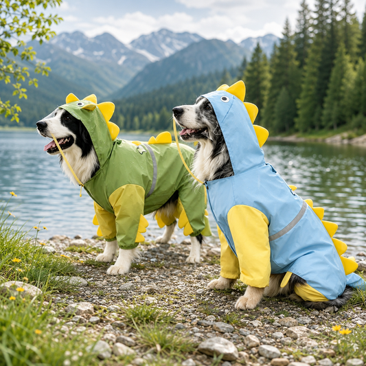 Dinosaur Dog Raincoat