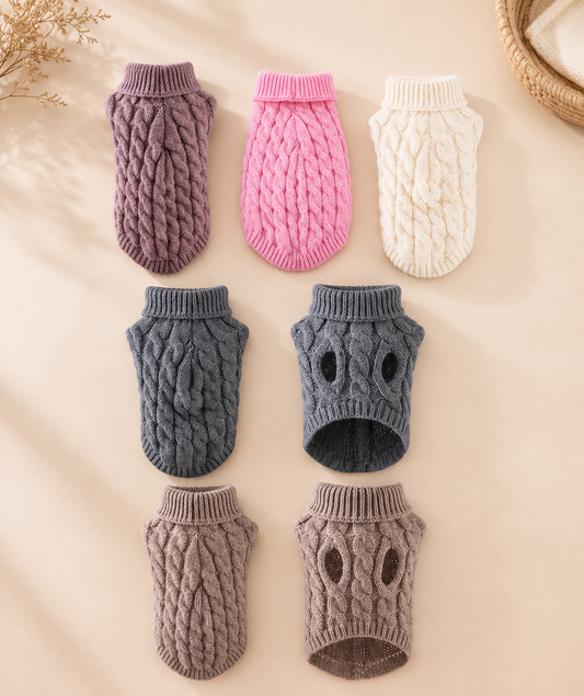 Knitted Pet Sweater