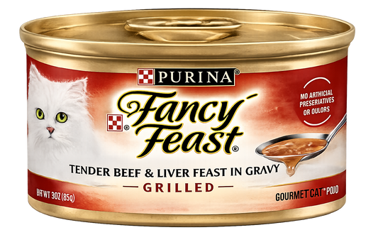 Beef & Liver Wet Cat Food (24-Pack)