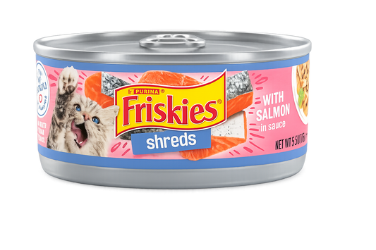 Salmon Shreds Wet Cat Food (24-Pack)