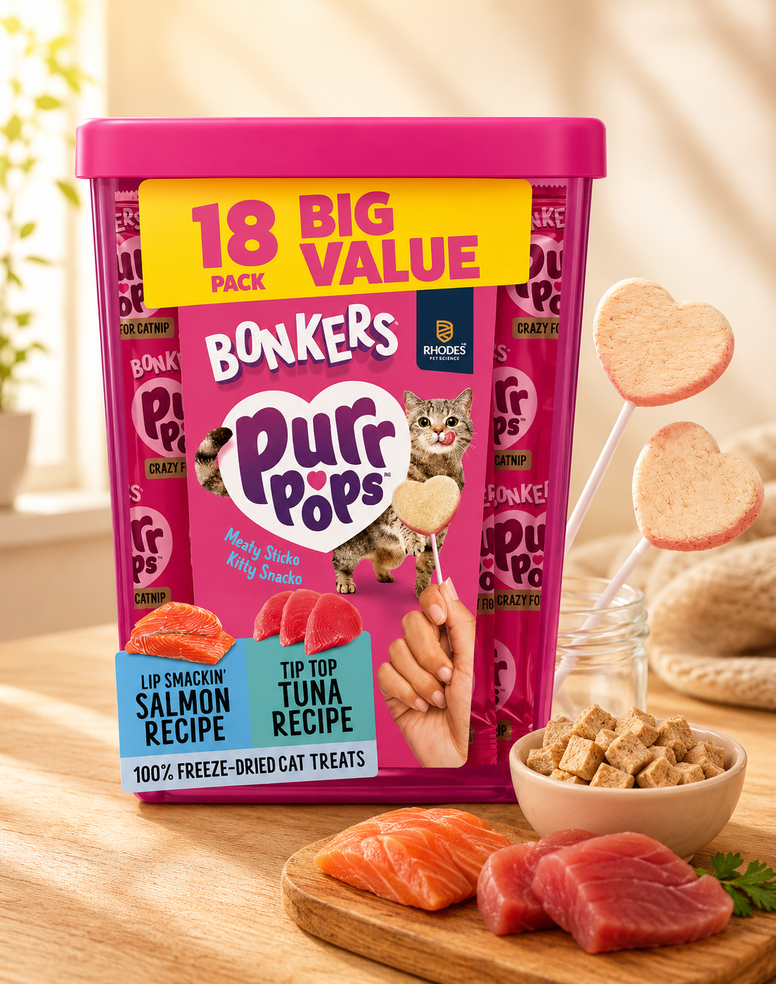 Freeze-Dried Tuna & Salmon Cat Treats