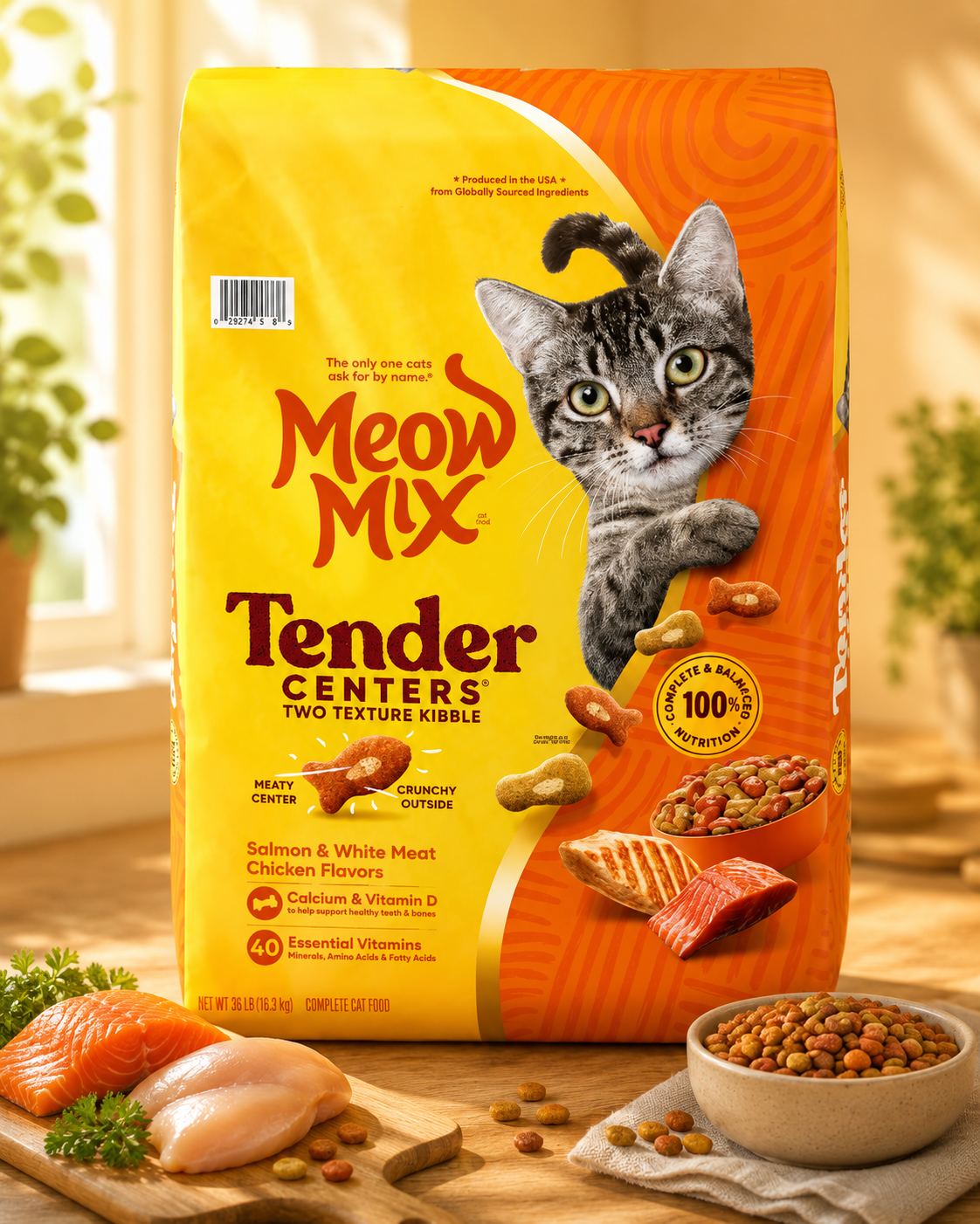 Salmon & Chicken Dry Cat Food