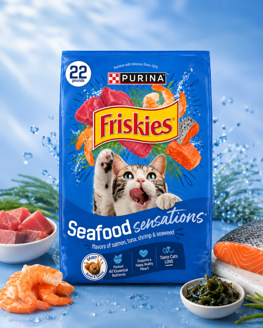 Seafood Sensations Dry Cat Food (22 lb)