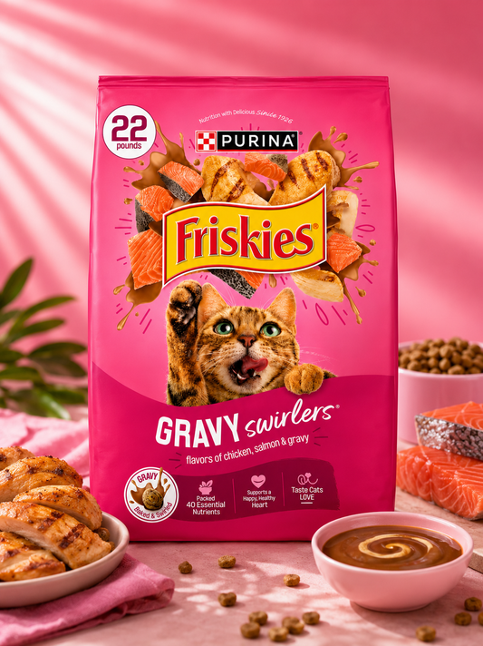 Gravy Swirlers Dry Cat Food (22 lb)