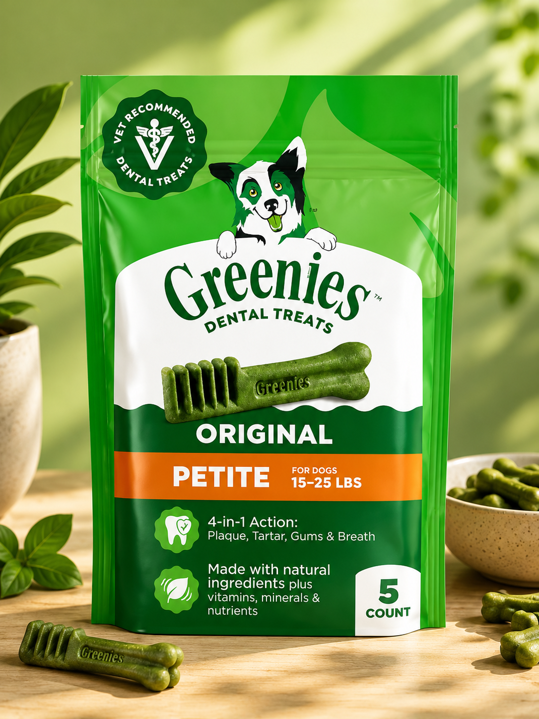Natural Dental Dog Treats (3 oz)