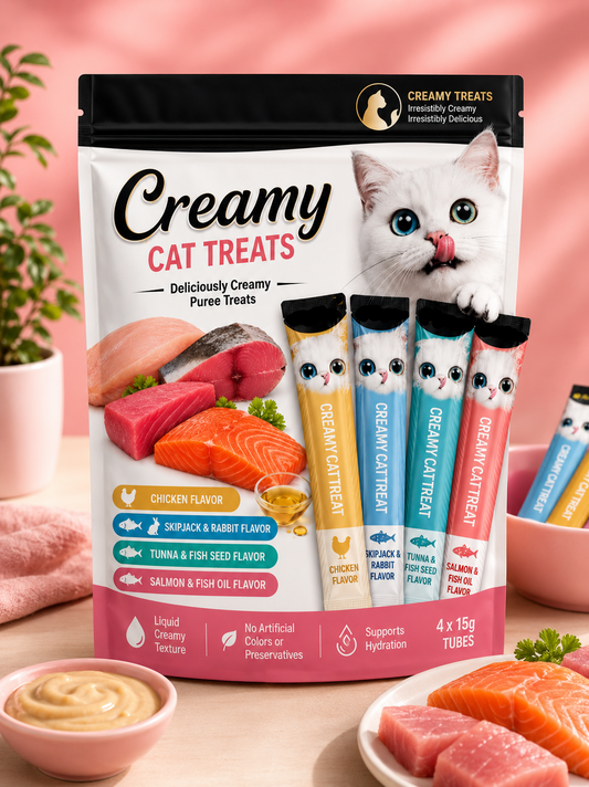 Premium Cat Treat Sticks Variety Pack (300g)