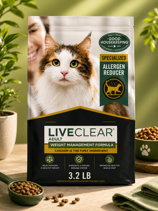 Live Clear Weight Management Chicken & Rice Cat Food – 3.2 lb