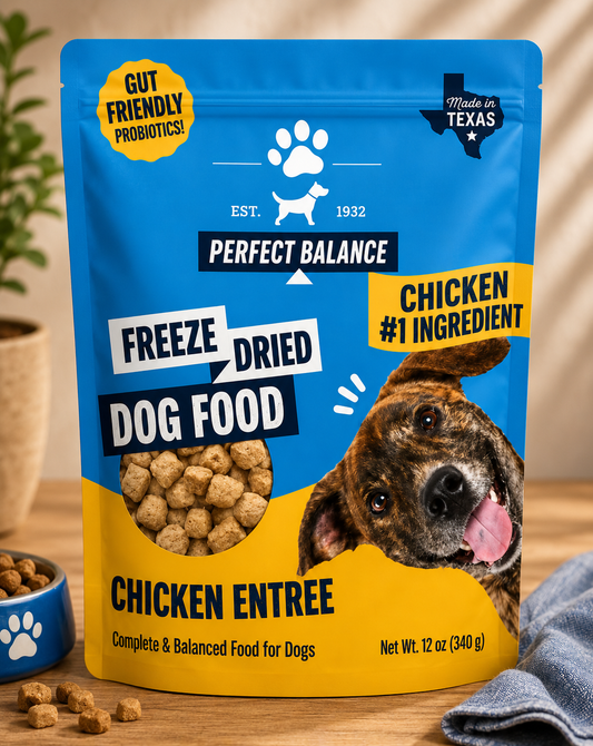 Perfect Balance Freeze-Dried Chicken Bites Dog Food – 12 oz