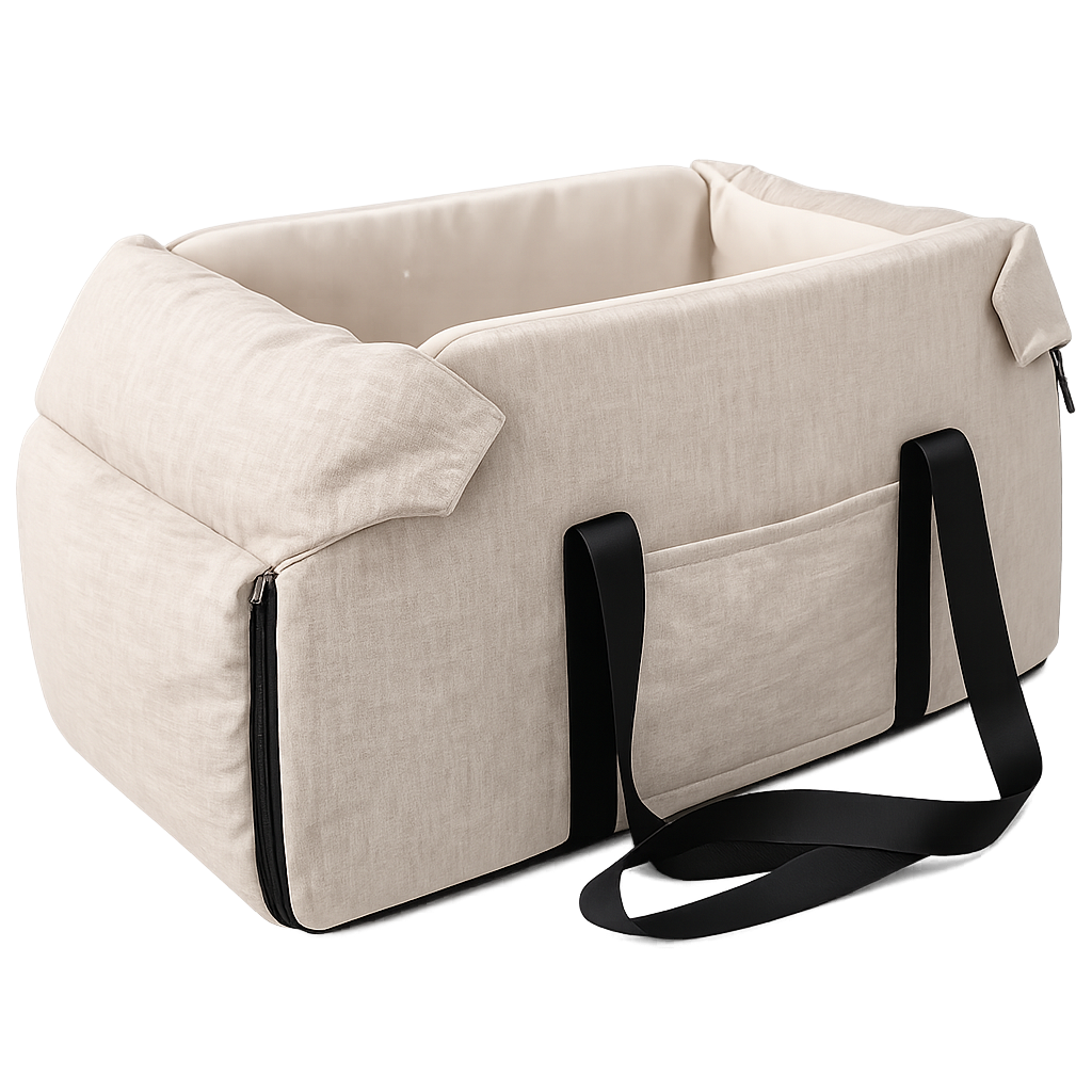 Portable Console Booster Car Seat & Carrier for Small Pets