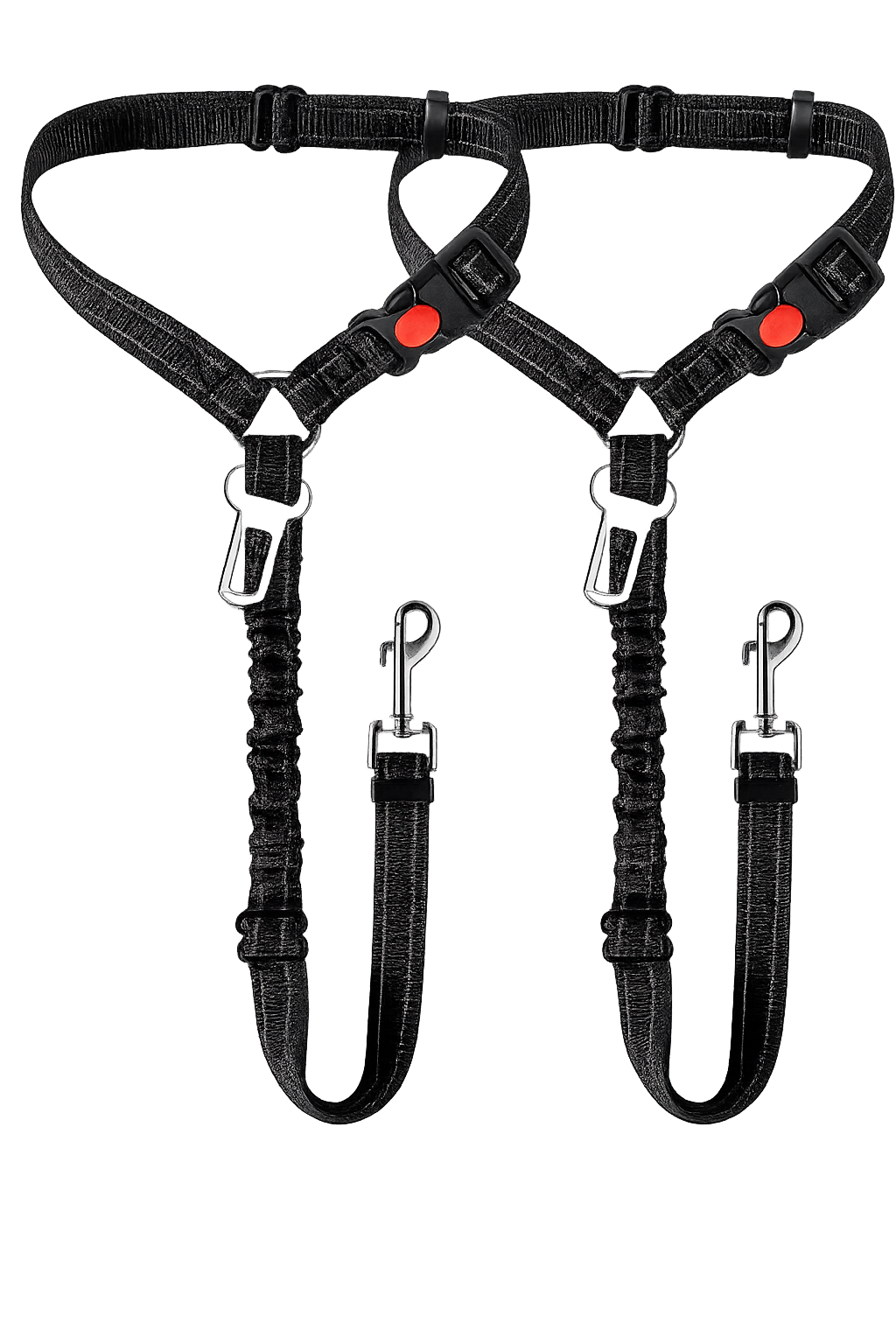 2-in-1 Adjustable Dog Car Seat Belt & Safety Leash