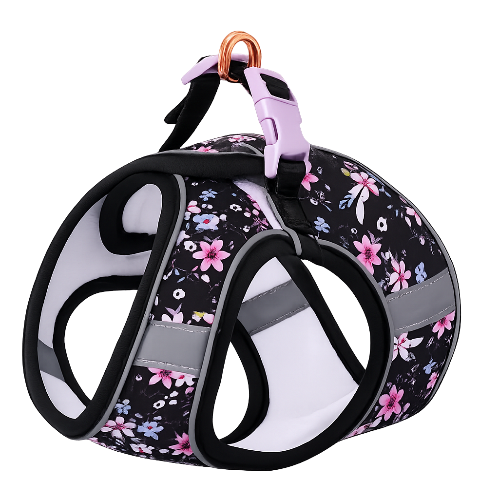 Soft Adjustable Dog Harness & Leash Set