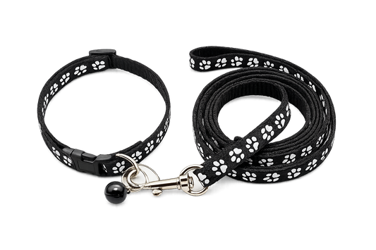 Adjustable Dog Collar, Harness & Leash Set