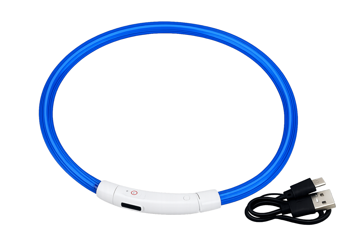 USB Rechargeable LED Glowing Pet Collar