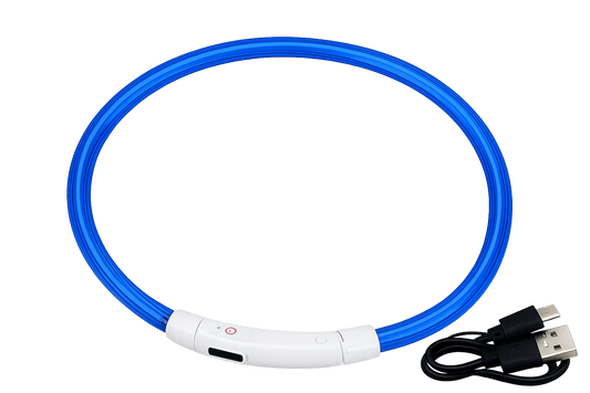 USB Rechargeable LED Glowing Pet Collar