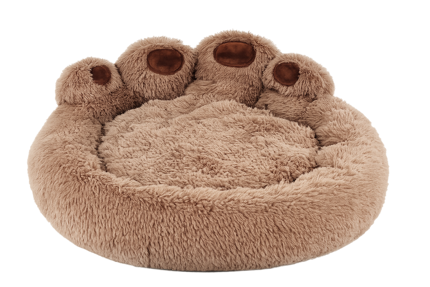 Fluffy Plush Dog & Cat Bed