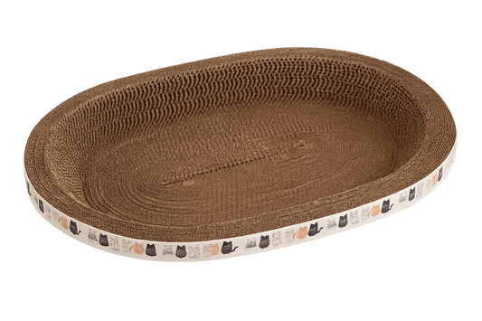 Corrugated Cat Scratching Post with Catnip