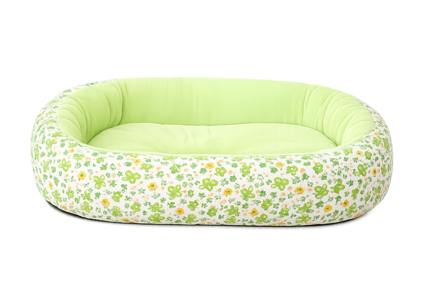 Floral All-Season Pet Bed for Dogs & Cats