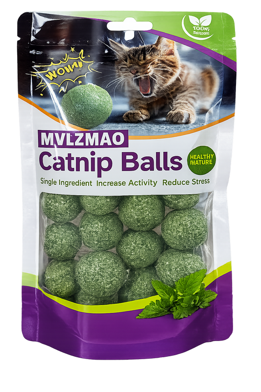 Natural Catnip Ball Chew Toy