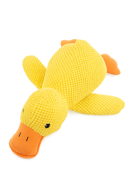 Durable Plush Duck Squeaky Dog Toy