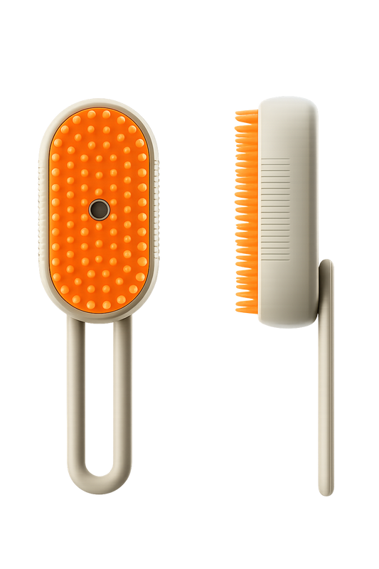 Steam Spray Pet Grooming Massage Brush