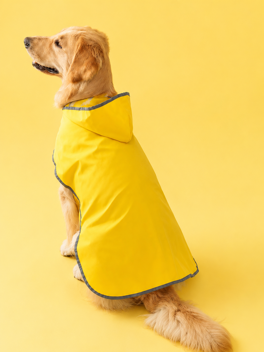 Double-Layer Reversible Dog Raincoat