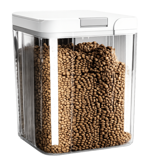 Large Airtight Pet Food Storage Container with Flip Lid