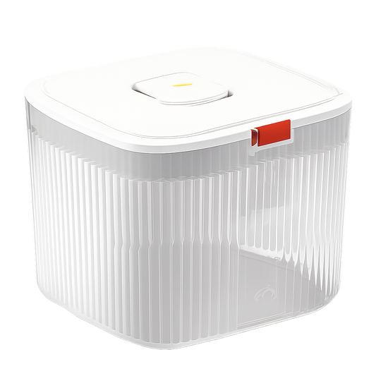 Large Airtight Pet Food Storage Container with Flip Lid