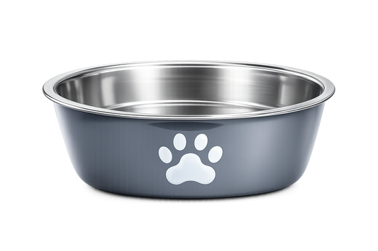 1Pcs Premium Stainless Steel Pet Food & Water Bowl