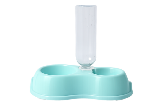 2-in-1 Automatic Pet Food & Water Bowl