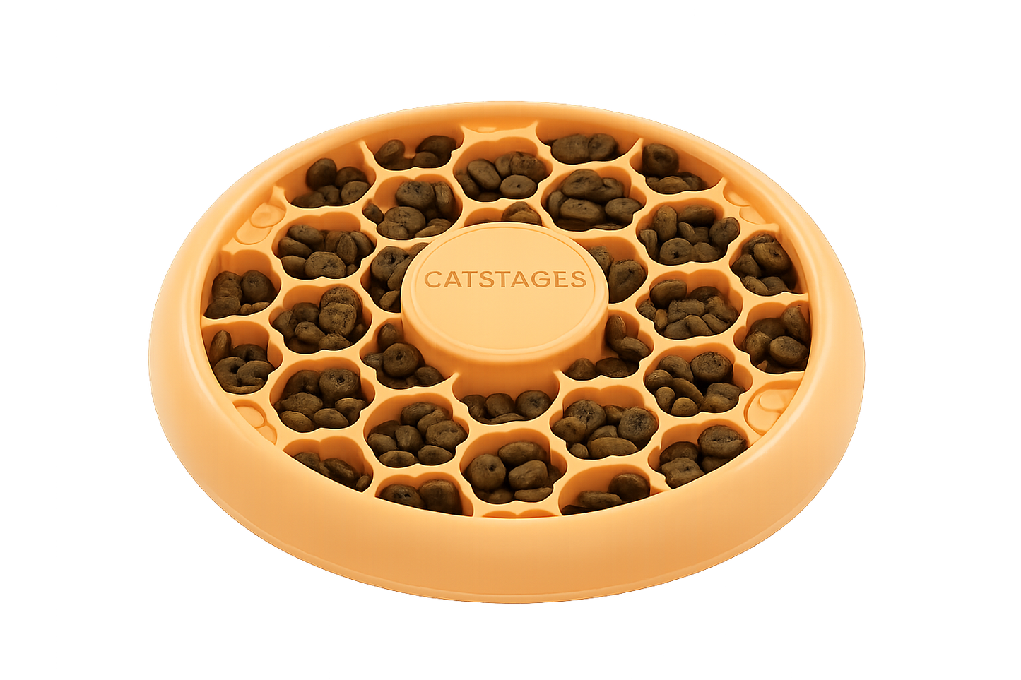 Interactive Slow Feeder Puzzle Bowl for Cats