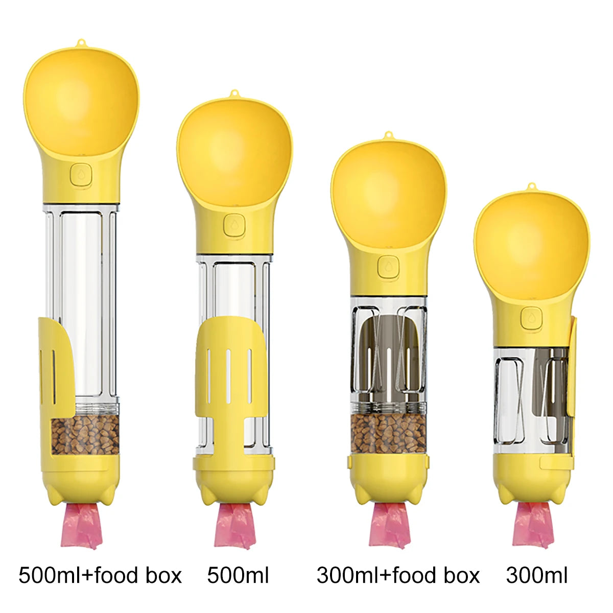 3-in-1 Pet Water Bottle & Feeder